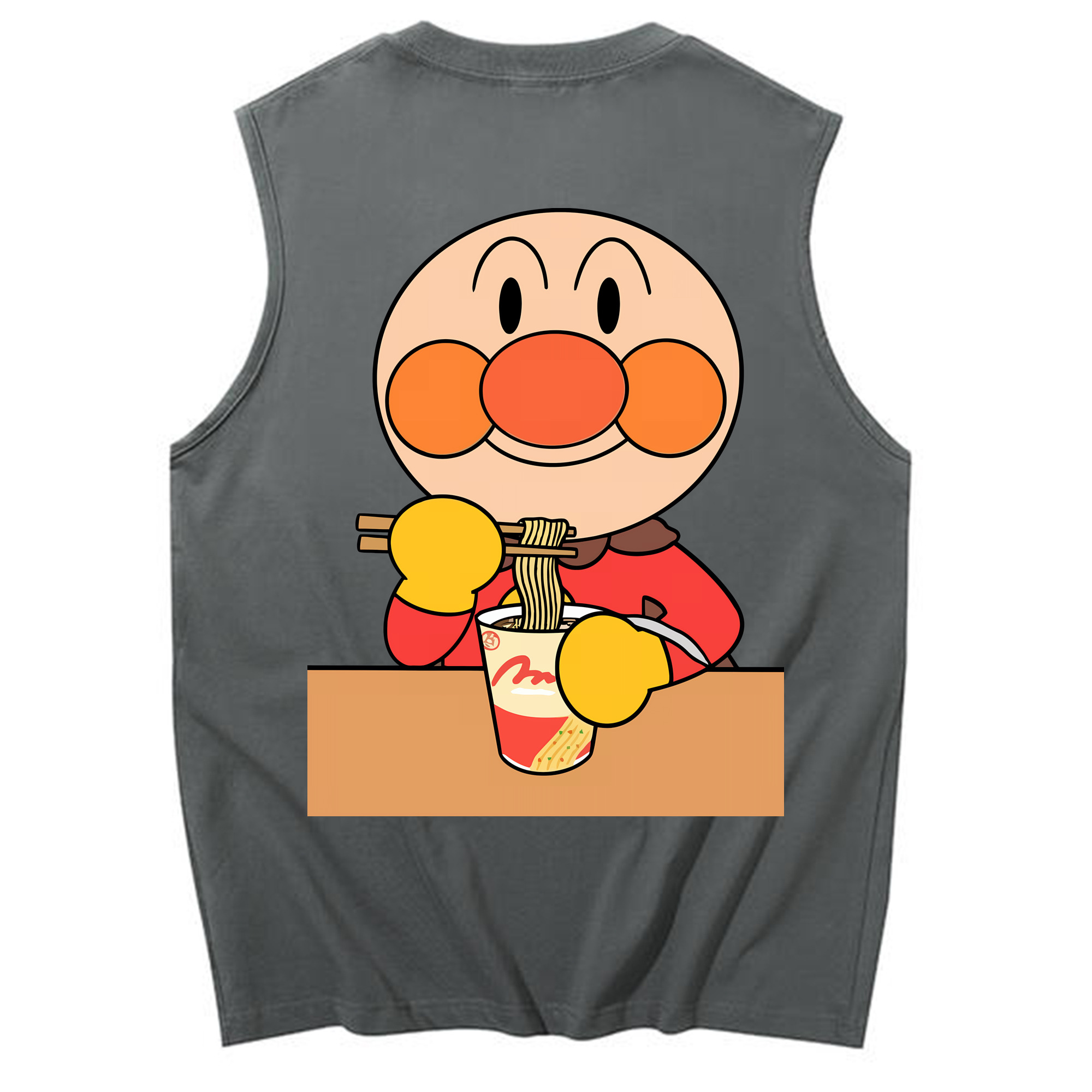 （画像用） アンパンマン Anpanman コットン100％タンクトップ（背面プリント）